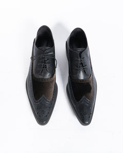 SS18 Suede Leather Mix Derbies