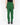 SS19 Green High Waisted Pleated Trousers
