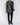 FW20 Oversized Anthracite Wool Mandarin Collar Shirt