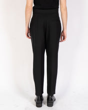Load image into Gallery viewer, SS18 Black Trousers with White Stitching