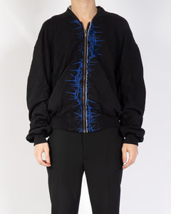 SS19 Thorn Embroidered Black Perth Bomber