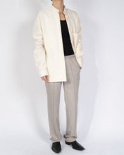 Load image into Gallery viewer, FW20 Oversized Ivory Mandarin Collar Shirt