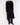 SS18 Black Long-Length Silk Coat
