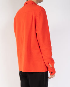 FW19 Orange Wool Workwear Shirt