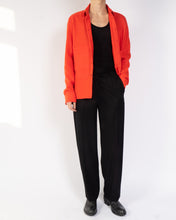 Load image into Gallery viewer, FW19 Orange Wool Workwear Shirt