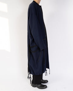 FW18 Oversized Blue Workwear Coat