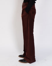 Load image into Gallery viewer, SS19 Chocolate Belted Viscose Trousers