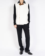 Load image into Gallery viewer, FW19 White Cotton Workwear Waist-Coat
