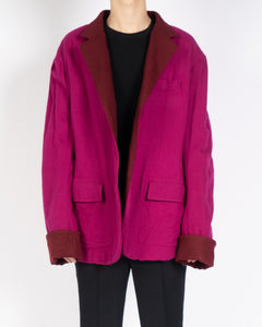 FW17 Pink Oversized Wool Blazer