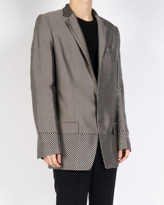 FW13 Chevron Jacquard Blazer