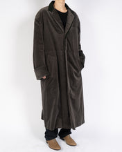 Load image into Gallery viewer, FW17 Oversized Grey Velvet Coat 1 of 1 Sample Piece