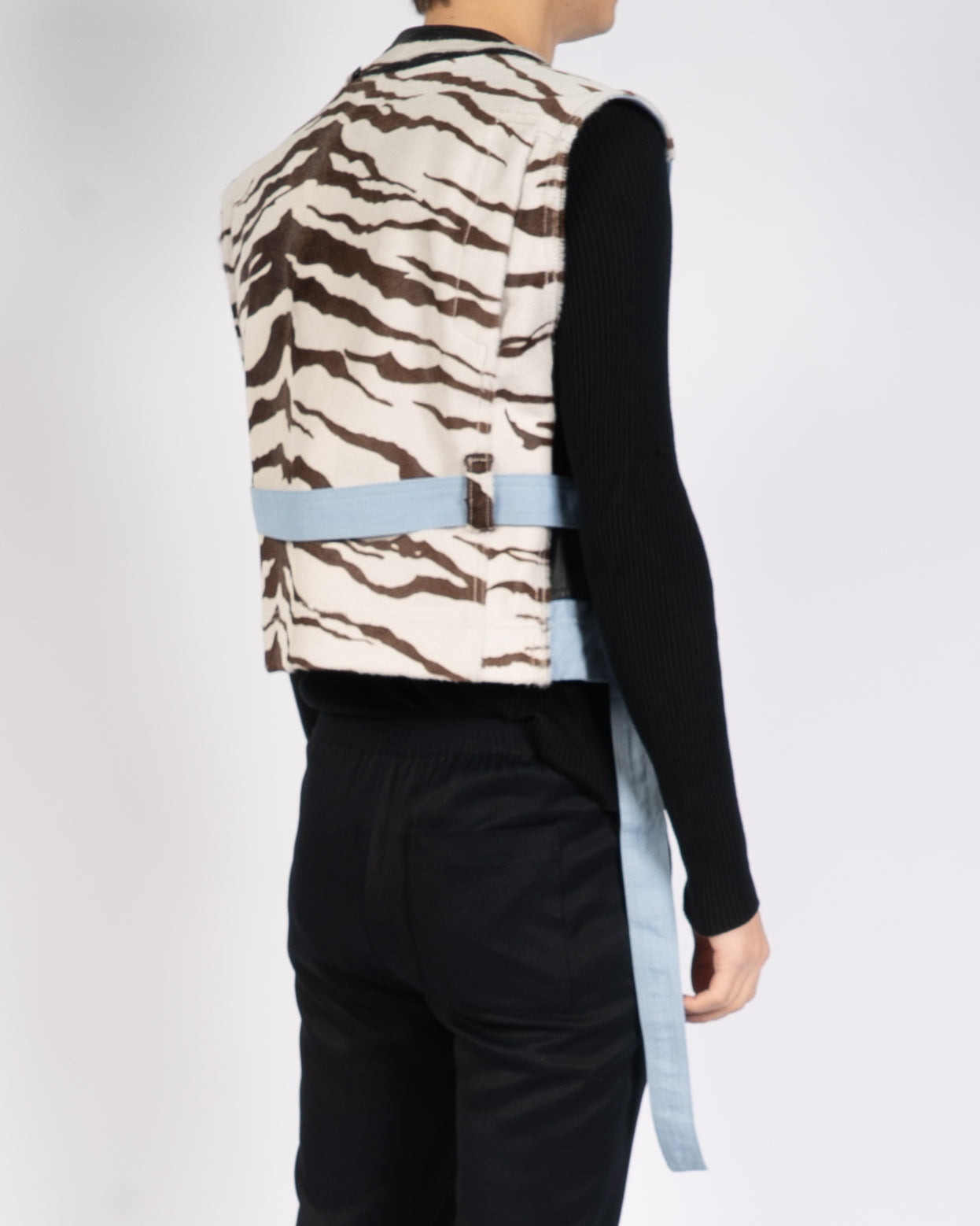 SS20 Mixed Fabric Leo Waist-Coat