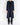 FW17 Blue Distressed Collar Wool Coat