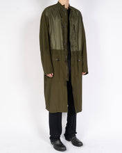 Load image into Gallery viewer, SS20 Green Nylon Army Overcoat 1 of 1 Sample