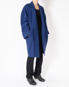 FW19 Blue Oversized Kimono Coat