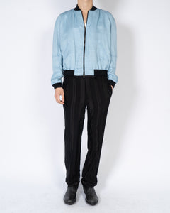 SS16 Pale Blue Cotton Bomber