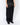SS15 Black Amorpha Silk Satin Trousers Sample