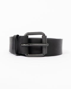 SS18 Classic Black Leather Belt