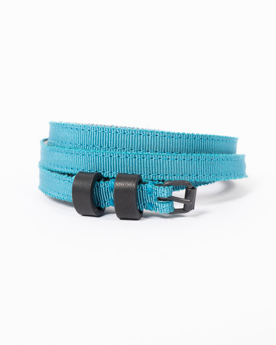 FW18 Turquoise Crossgrain Thin Belt