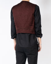 Load image into Gallery viewer, SS19 Chocolate Lasercut Waistcoat