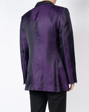 Load image into Gallery viewer, SS12 Purple Silk Jacquard Blazer