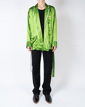 Load image into Gallery viewer, SS19 Dali Green Silk Pyjama Shirt
