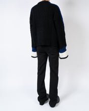 Load image into Gallery viewer, FW18 Tricolor Chunky Angora Knit Sweater