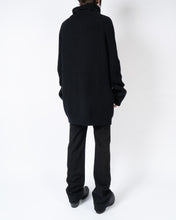 Load image into Gallery viewer, FW16 Black Oversized Turtleneck Knit Sample
