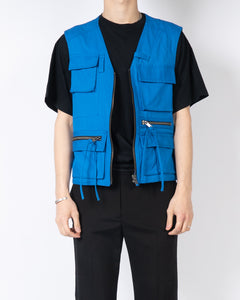 SS19 Electric Blue Army Waistcoat 1 of 1 Sample Piece