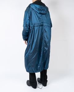 FW17 Hirst Blue Oversized Nylon Coat