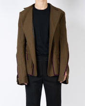 Load image into Gallery viewer, FW15 Brown Combat Jacket with Velvet Detailing