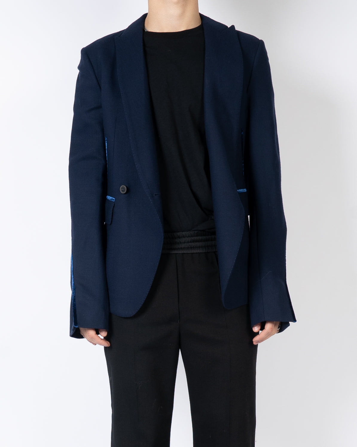 FW15 Blue Howl Night Wool Blazer
