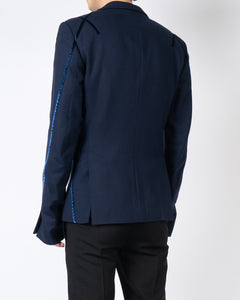 FW15 Blue Howl Night Wool Blazer