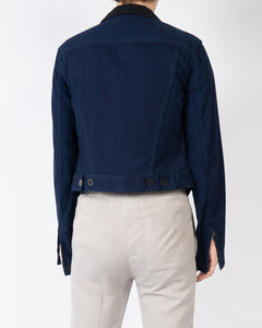 SS18 Blue Stitched Denim Jacket