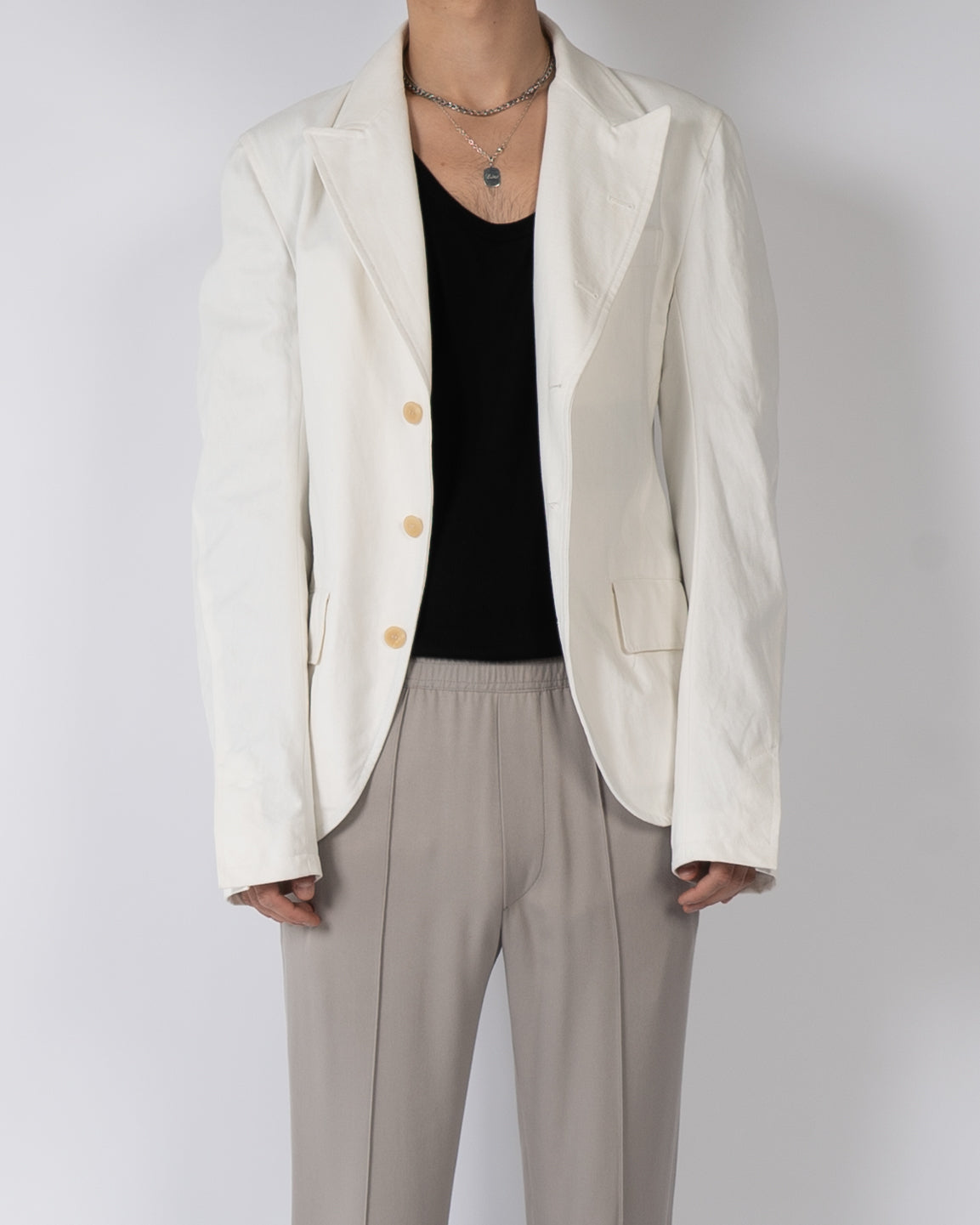 FW18 Ivory Blazer 1 of 1 Sample