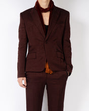 Load image into Gallery viewer, SS19 Chocolate Cropped Runway Blazer