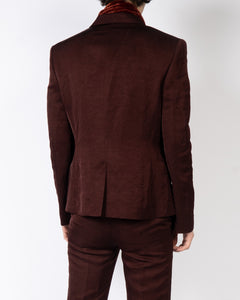 SS19 Chocolate Cropped Runway Blazer