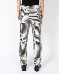 SS18 Striped Jacquard Trousers Sample