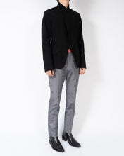 Load image into Gallery viewer, SS18 Black One-Button Officier Blazer Sample