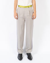 Load image into Gallery viewer, SS20 Grey Trousers with Green Taroni Waist