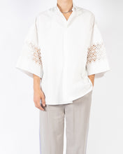 Load image into Gallery viewer, SS19 White Oversized Lasercut Shirt