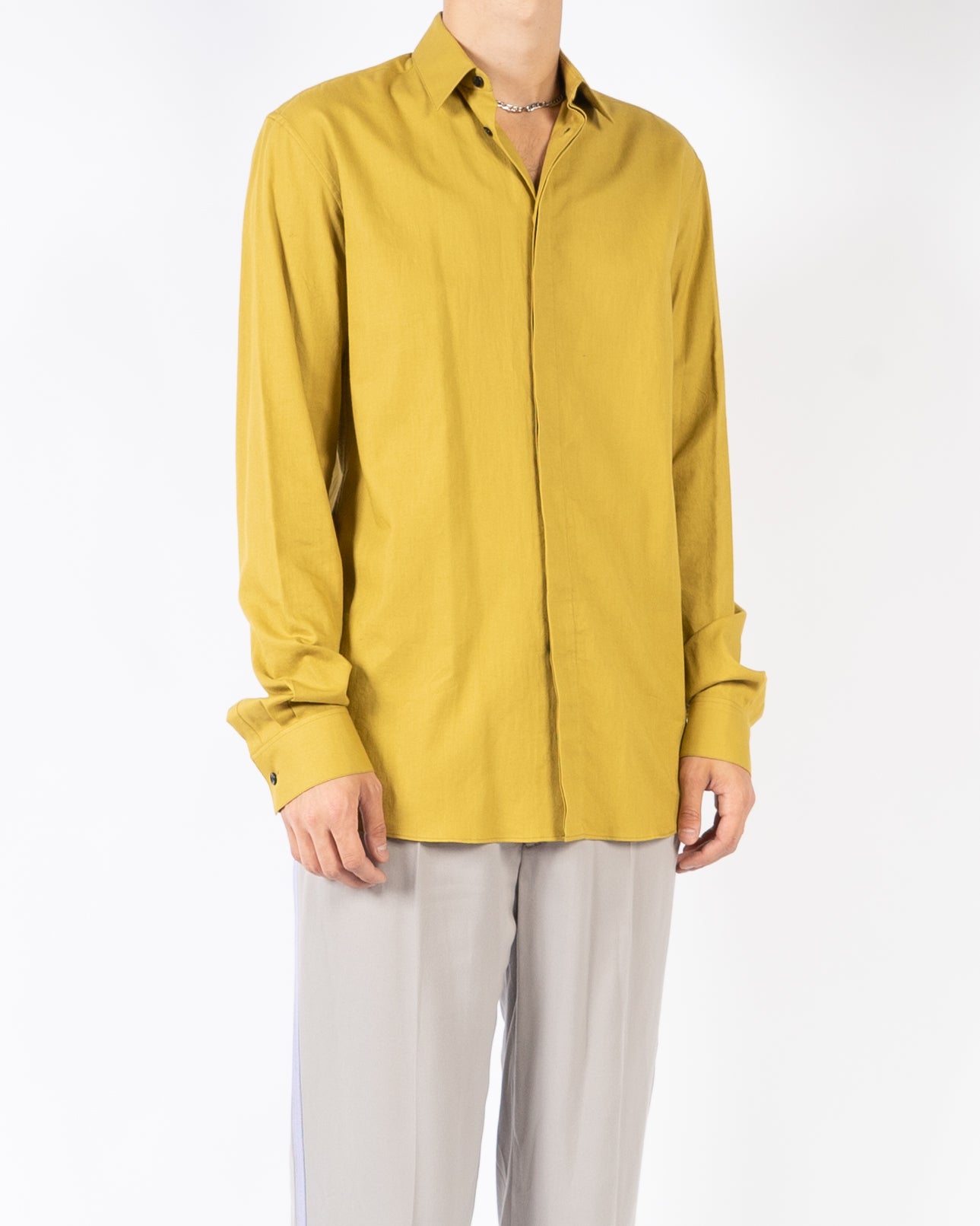 FW17 Mustard Yellow Cotton Shirt