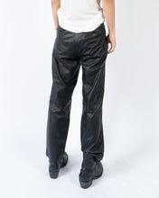 Load image into Gallery viewer, SS20 Leather Trousers with Leopard Waist Sample