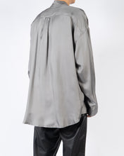 Load image into Gallery viewer, SS18 Grey Satin/Silk Shirt