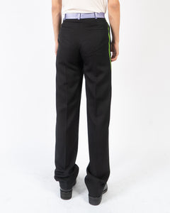 SS20 Black Oversized Taroni Waist Trousers Sample
