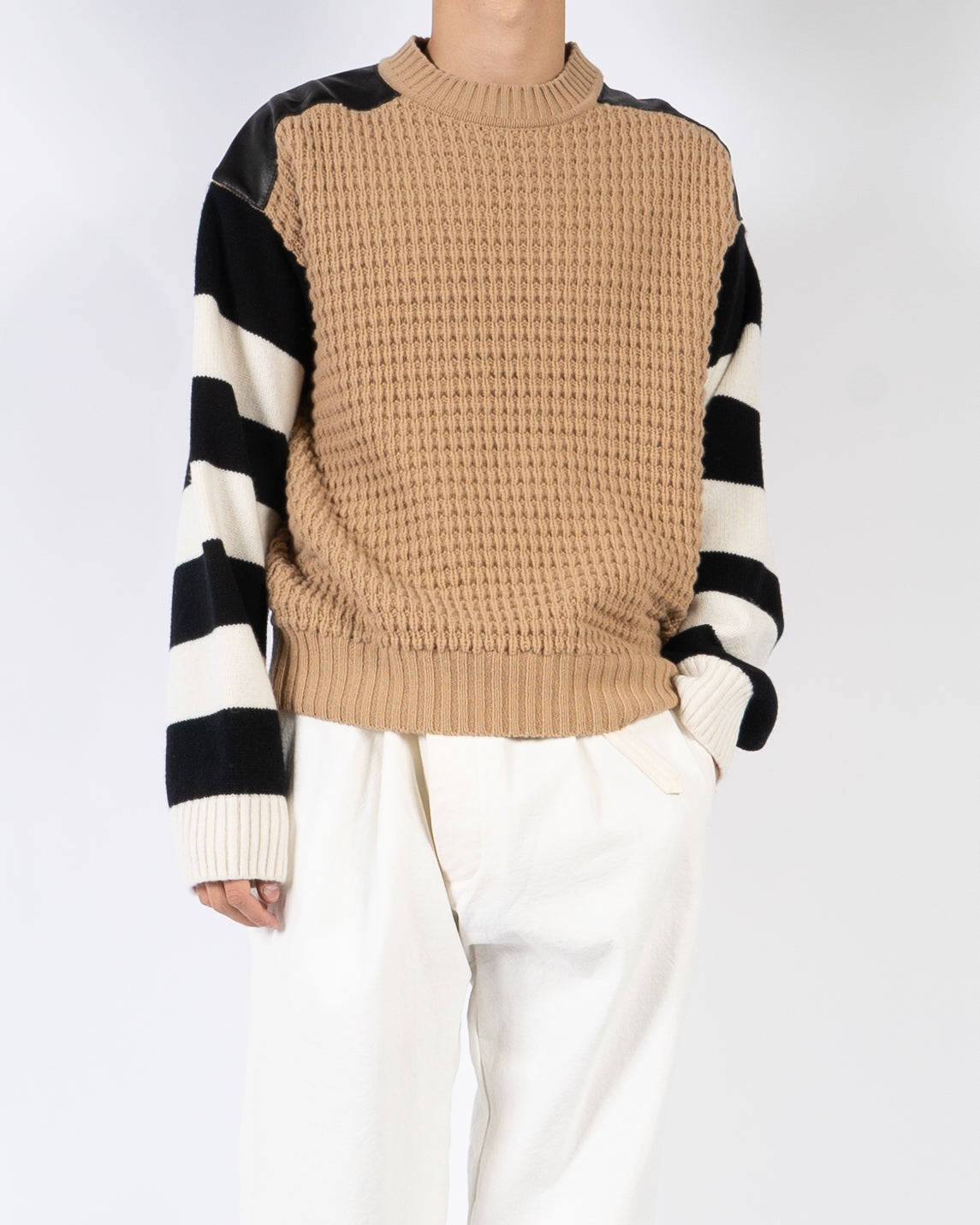 FW19 Brown Contrast Sweater Sample