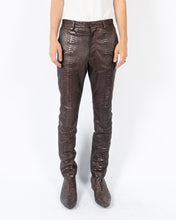 Load image into Gallery viewer, FW14 Brown Python Trousers