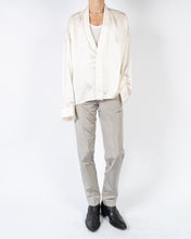 Load image into Gallery viewer, SS14 White Silk Kimono Shirt 1 of 1 Sample