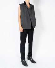 Load image into Gallery viewer, FW19 Velvet Collar Army Vest