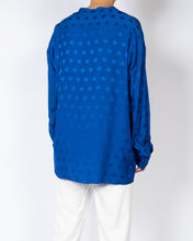 Load image into Gallery viewer, FW19 Blue Polkadot Silk Shirt